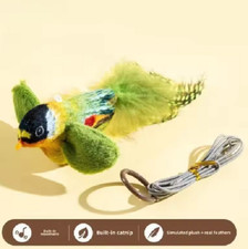 Interactive Hanging Bird Cat