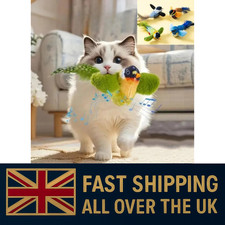 Interactive Hanging Bird Cat