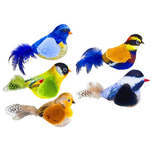 6xbird squeaky cat lifelike - 6xbird,