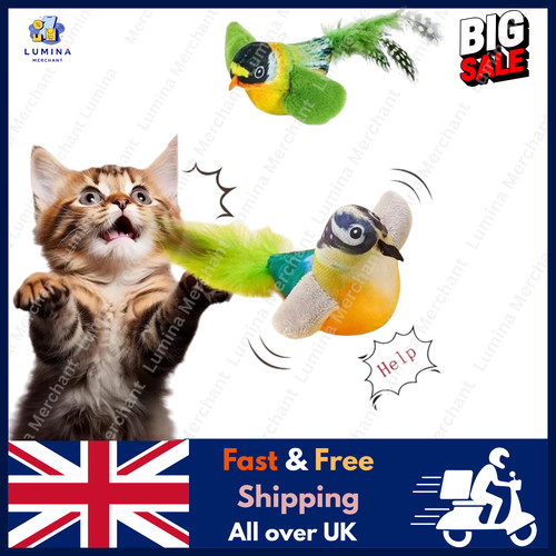 Interactive hanging bird cat - hanging,