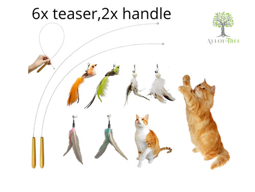 Cat wand teaser - wand,