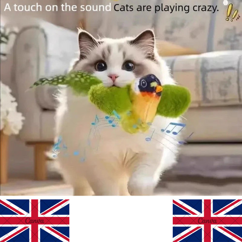 Interactive cat toy electric - cat,