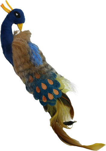 Peacock cat toy - cat,