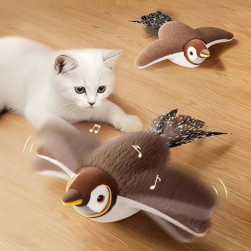 Interactive flying bird cat - bird,