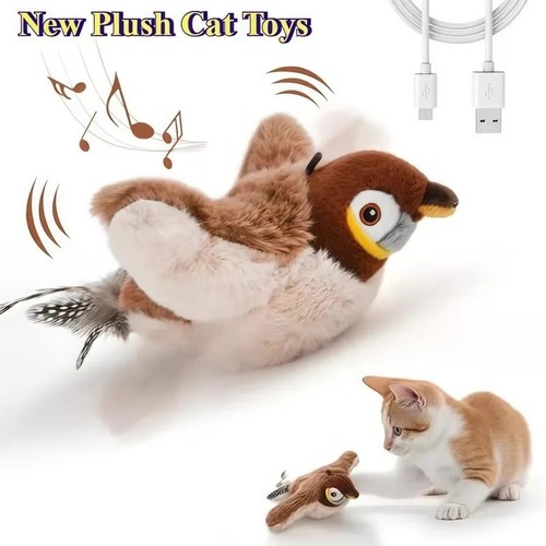 Bird cat toy interactive - toy, toys