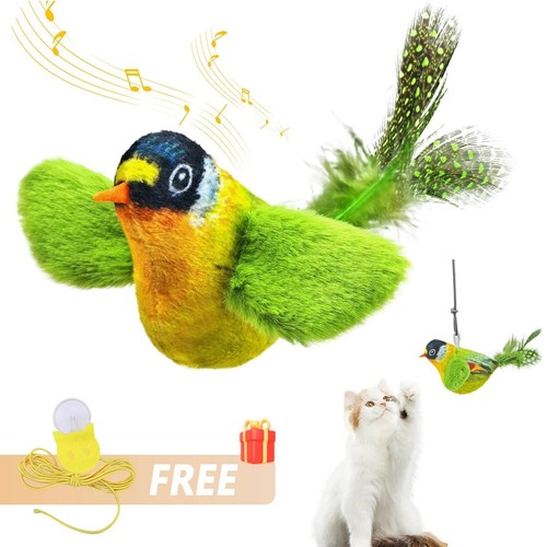 Interactive hanging bird cat - interactive,