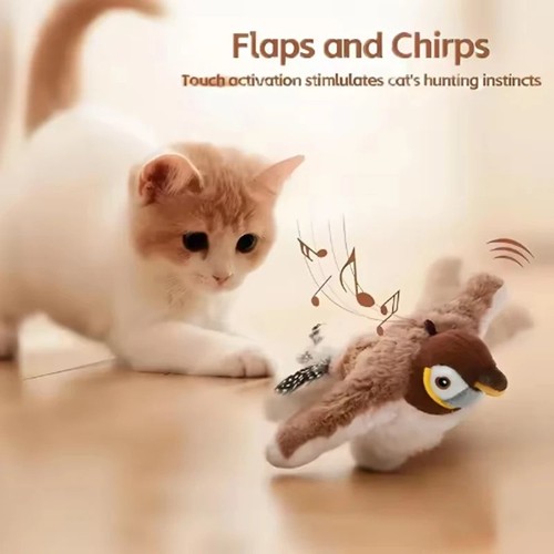 Interactive cat toy flapping - cat,
