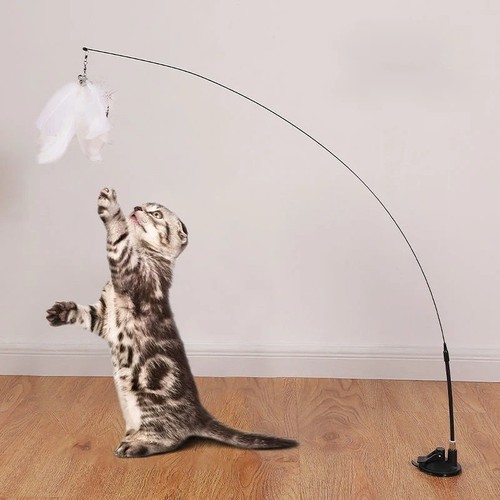 Interactive cat toy suction - cat,