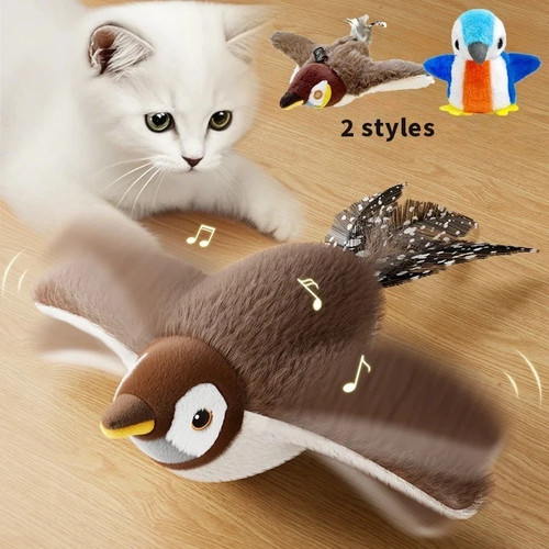 Interactive flapping bird cat - flapping,