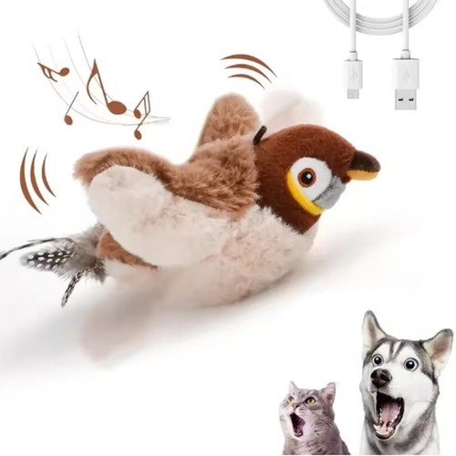 Interactive flapping bird cat - interactive,