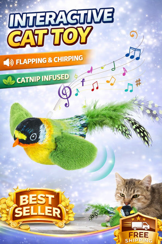 Cat toy interactive bird - cat, sound