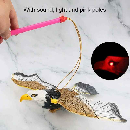 Interactive flying bird cat - bird,