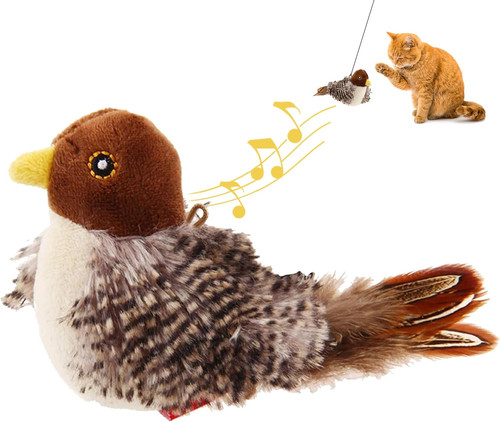 Gigwi chirping bird cat toy - chirping,