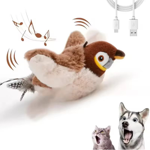 Hot simulated bird - cat, toy