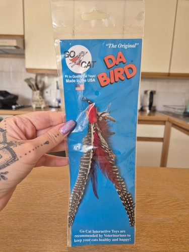 Gocat bird feather cat toy - feather,