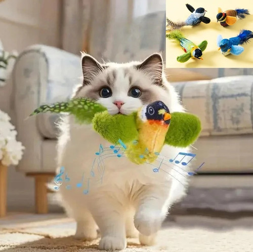 1pc interactive bird cat toy - bird,
